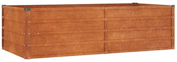 vidaXL Hochbeet 160x80x45cm Cortenstahl Rostig