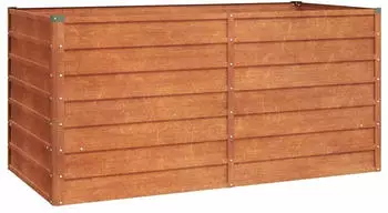 vidaXL Hochbeet 160x80x77cm Cortenstahl Rostig
