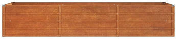 vidaXL Hochbeet 240x80x45cm Cortenstahl Rostig