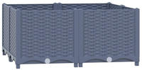 vidaXL Hochbeet 80x80x38 cm Polypropylen