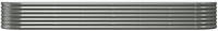 vidaXL Hochbeet Verzinkter Stahl 296x80x36 cm Grau