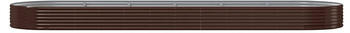 vidaXL Hochbeet Pulverbeschichteter Stahl 523x140x36cm Braun