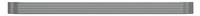 vidaXL Hochbeet Verzinkter Stahl 544x100x36 cm Grau