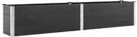 vidaXL Garten-Hochbeet 200x50x54 cm WPC Grau