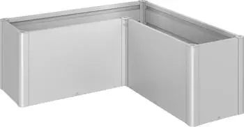 Biohort Hochbeet Belvedere BxTxH: 152x152x61 cm silberfarben-metallic (B139231)