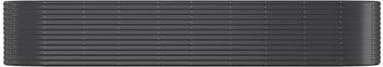 vidaXL Hochbeet Pulverbeschichteter Stahl 396x100x68cm Anthrazit