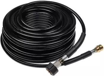 vhbw Verlängerungsschlauch 30m M22 x 1,5 Gewindeanschluss, schwarz (172670181-39)