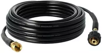 vhbw Verlängerungsschlauch 10m M22 x 1,5 Gewindeanschluss, schwarz (172670251-10)