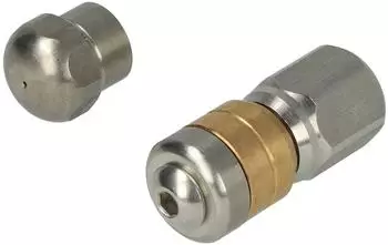 vhbw Rohrreinigungsdüsen 1/8'' Innengewinde, rotierend + fest (177019068-3)