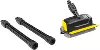 K&Auml;RCHER Kehrgarnitur "PS 30 Plus Fl&auml;chenreiniger Powerschrubber" Set 3 Stk. aus
