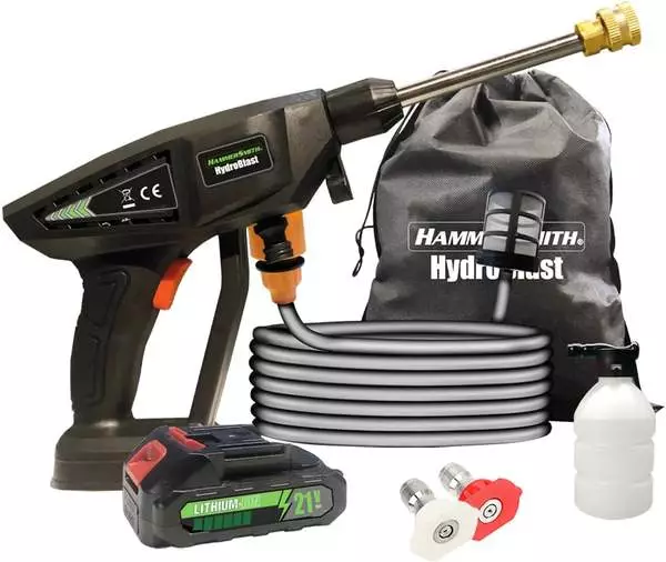 Hammersmith HydroBlast M36060 (mit 1 Akku 1,3 Ah und Ladegerät)