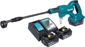 Makita DHW 180 RG Akku Druckreiniger 18 V 24 bar + 2x Akku 6,0 Ah + Ladegerät