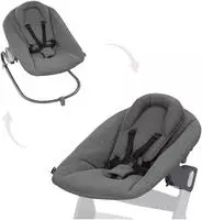 Hauck Babywippe "Alpha Bouncer Premium, Dark Grey" bis 9 kg f&uuml;r Neugeborene mit
