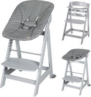 roba Hochstuhl "Treppenhochstuhl 2-in-1 Set Born Up taupe" () mit