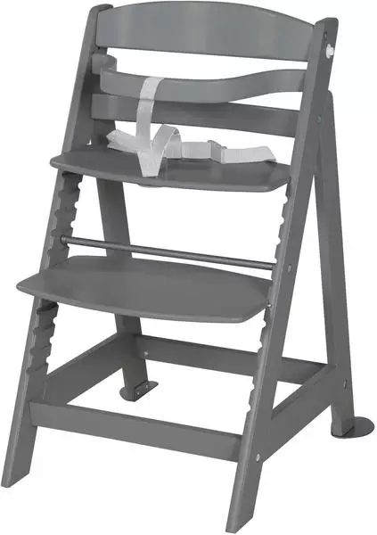 Roba Treppenhochstuhl Born Up Set 2in1 graphite/graphite gesteppt