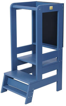 MeowBaby Lernturm mit einer Tafel für Kinder blau