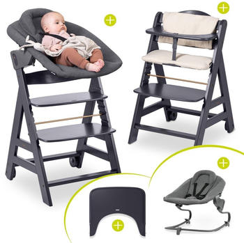 Hauck Beta+ Newborn Set (5-tlg) dark grey/dark grey