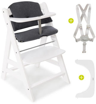 Hauck Alpha+ Sparset (2-tlg.) white/jersey charcoal