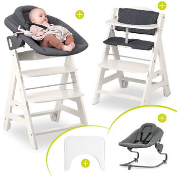 Hauck Beta+ Newborn Set (5-tlg) weiß/dark grey