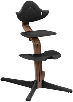 Stokke Nomi Hochstuhl Walnuss/schwarz