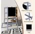 Baby Vivo Lernturm mit Tafel grau
