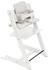 Stokke Tripp Trapp Hochstuhl inkl. Babyset und Kissen white/stars silver