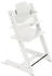 Stokke Tripp Trapp Hochstuhl inkl. Babyset und Kissen white/stars silver