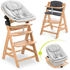 Hauck Alpha+ Newborn Set (4-tlg.) natur/light grey-natur/charcoal
