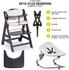 dark grey/light grey: Hauck Beta Plus Whitewashed Neugeborenen-Set 5-tlg