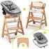 natural/dark grey melange: Hauck Beta Plus Whitewashed Neugeborenen-Set 5-tlg