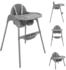 KIKKABOO Jammy 2in1 Hochstuhl grey