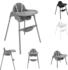 KIKKABOO Jammy 2in1 Hochstuhl grey
