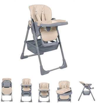 KIKKABOO Comfy Kinderhochstuhl braun