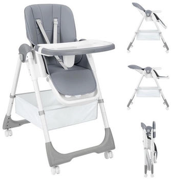 KIKKABOO Spicy+ Kinderhochstuhl grau