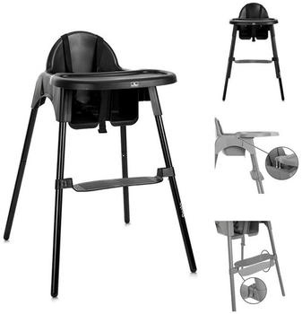 Lorelli Babyhochstuhl Pesto schwarz
