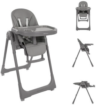 KIKKABOO Pastello 2 Kinderhochstuhl grau