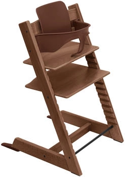 Stokke TRIPP TRAPP Bundle Treppenhochstuhl inkl. Babyset Warm Brown