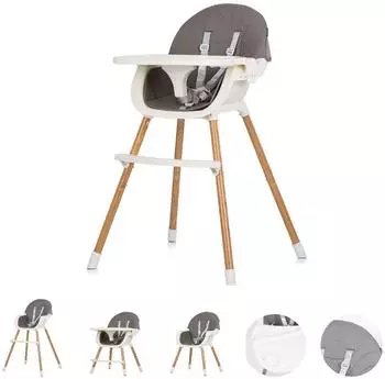 Chipolino Rio 2in1 Hochstuhl Graphit (STHRI02301GT)