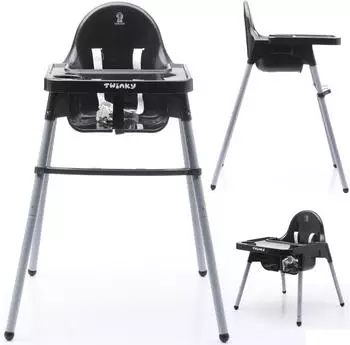 Twinky Hochstuhl Baby ECO Black