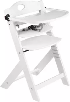 babyGO Family Pro Hochstuhl mit Essbrett, weiß