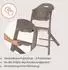 Lionelo Beny Kinderhochstuhl mit Tablett, beige/taupe, bis 15kg (LO-BENY BEIGE TAUPE)