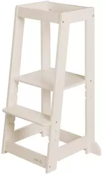 Roba Monti Step Lernturm nach Montessori, Kippschutz, bis 80kg, Cashmere (440112CMFS)