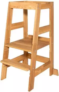 Pinolino Fino Lernturm h&ouml;henverstellbar, Eiche massiv (844101)