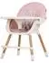 Chipolino Rio 2-in-1 Kinderhochstuhl 5-Punkt-Gurt, rosa (STHRI02306RW)