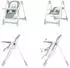 Chipolino Milk Shake 2-in-1 Kinderhochstuhl, verstellbar, Babyschaukel, Räder (STHMS02406PG)