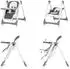 Chipolino Milk Shake 2-in-1 Kinderhochstuhl mit Babyschaukel, dunkelgrau (STHMS02404GN)
