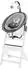 babyGO Family Newborn Set Hochstuhl mit Wippe, grau/weiß
