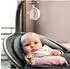 babyGO Family Newborn Set Hochstuhl mit Wippe, grau/weiß
