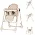 Chipolino Master Class 2-in-1 elektrische Babyschaukel & Hochstuhl mit Fernbedienung, beige
