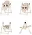 Chipolino Master Class 2-in-1 elektrische Babyschaukel & Hochstuhl mit Fernbedienung, beige